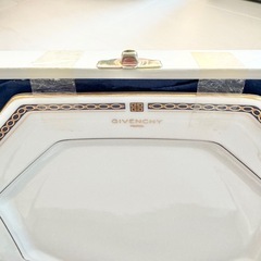 【ネット決済・配送】 GIVENCHY ジバンシー　お皿　6枚セット　デザート　スウィーツ　プレート　未使用美品　花柄　金縁 の画像