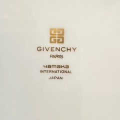 【ネット決済・配送】 GIVENCHY ジバンシー　お皿　6枚セット　デザート　スウィーツ　プレート　未使用美品　花柄　金縁 の画像