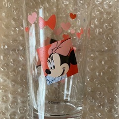 【定価1,200円🎀新品未使用】ディズニー　ミニーマウス　かわいいおしゃれグラスコップの画像