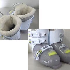 ピュアコンシャス 24.0cm ジュニア スキーブーツ Cute3 スケルトン パープル アウトソール 280mm 3バックル PURE CONSCIOUS☆ 札幌市 北区 屯田 の画像