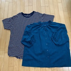 レディース大きいサイズ　チュニック　ブラウス　　5枚セットの画像