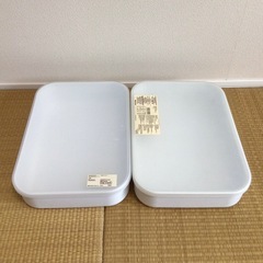 ほぼ新品 無印良品 定価4950円 やわらかポリエチレンケース 再生ポリプロピレン入りファイルボックス セット aの画像