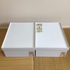 ほぼ新品 無印良品 定価4950円 やわらかポリエチレンケース 再生ポリプロピレン入りファイルボックス セット aの画像