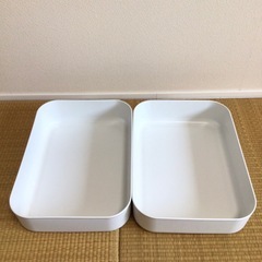 ほぼ新品 無印良品 定価4950円 やわらかポリエチレンケース 再生ポリプロピレン入りファイルボックス セット aの画像