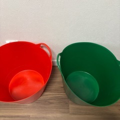 tubtrugsの洗濯カゴ　おもちゃ収納の画像