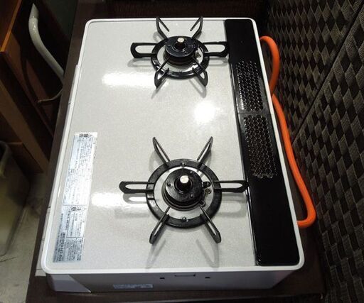 パロマ LPガステーブル 左強火 PA-A61WCV-L 2017年製 水なし両面焼きグリル ガラストップ 波形深皿プレート付き 札幌
