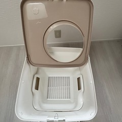 猫用消臭システムトイレ　上からタイプの画像