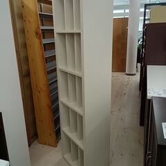 リユースのサカイ栃木店★ジモティ割あり★ フナモコ 本棚 ホワイト W49.5×D29.5×H180 クリーニング済み TC11230の画像