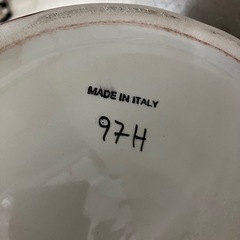 A2510-522 イタリア製 陶器傘立て アンティーク調 中古の画像