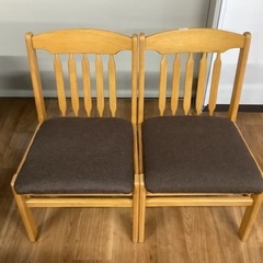 ダイニングチェア　２脚セット【町田市再生家具】252092の画像