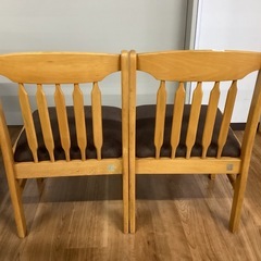 ダイニングチェア　２脚セット【町田市再生家具】252092の画像