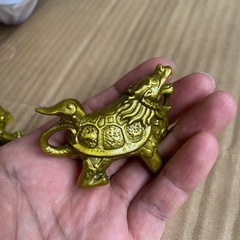 銅製龍亀 家を守り財運アップの風水アイテム　の画像