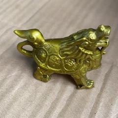 銅製龍亀 家を守り財運アップの風水アイテム　の画像