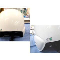 MIO 自動二輪車用 ヘルメット 125cc以下 開閉式シールド フリーサイズ ワンタッチバックル バイク用 ホワイト 西岡店の画像