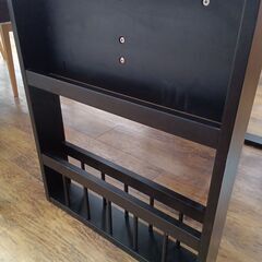 ★リユースのサカイ水戸店★ダイニングテーブルホワイトH70×D75×W94～120クリーニング済みMT5909の画像