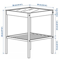 IKEA サイドテーブルの画像