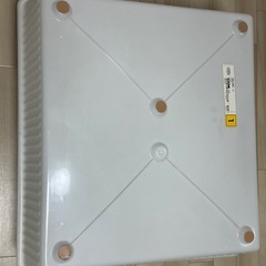 "引き渡し決定"IKEA DILLING 収納ケース 　ホワイト　透明　２個セットの画像