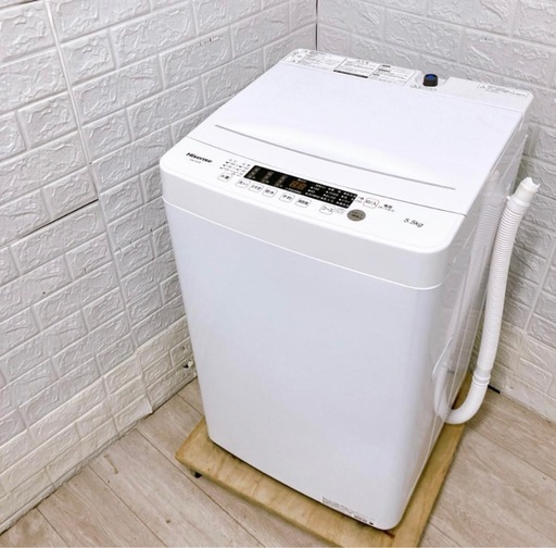 ハイセンス 5.5kg 洗濯機 年式：2024年製一
