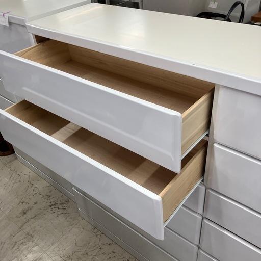 I2510-523 SANKOU 6段ハイチェストワイド　キズ汚れ有り