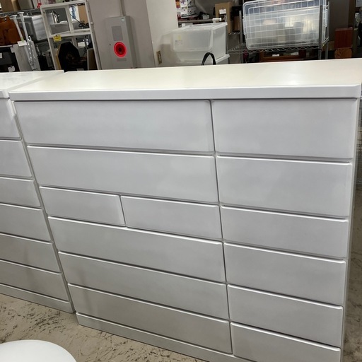 I2510-523 SANKOU 6段ハイチェストワイド　キズ汚れ有り