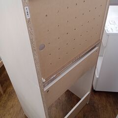 ★リユースのサカイ水戸店★レンジ台ナチュラルブラウンH128×D48×W61クリーニング済みMT5911の画像