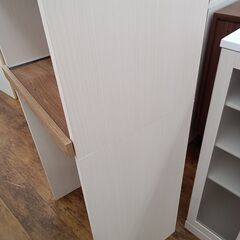 ★リユースのサカイ水戸店★レンジ台ナチュラルブラウンH128×D48×W61クリーニング済みMT5911の画像