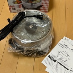 【未使用品】DRETEC マルチポット 卓上調理器具の画像