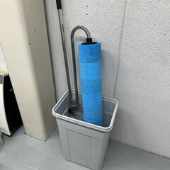 給水スポンジローラー　900　2本　専用バケツ　セット　中古の画像