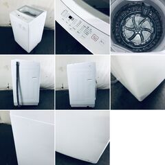 ID:sg220412 ニトリ 洗濯機 一人暮らし 中古 2023年製 全自動洗濯機 6.0kg ホワイト 送風 乾燥機能付き NTR60  【リユース品：状態B】【送料無料】【設置費用無料】の画像