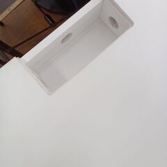 ★リユースのサカイ水戸店★デスクホワイトH70×D60×W110クリーニング済みMT5914の画像