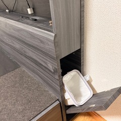 【美品】ワイドダブル ベッドフレームの画像