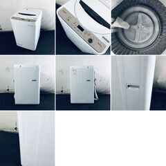 ID:sg220389 シャープ SHARP 洗濯機 一人暮らし 中古 2022年製 全自動洗濯機 6.0kg ブラウン 送風 乾燥機能付き ES-GE6F-T  【リユース品：状態B】【送料無料】【設置費用無料】の画像