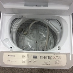【水位が低くてもしっかりかくはん洗】5kg全自動洗濯機 Panasonic ﾊﾟﾅｿﾆｯｸ　NA-F50B13 5kg 2020年製:シャンパンの画像