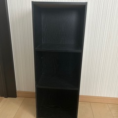 黒の３段ボックスの画像