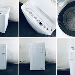 ID:sg220380 ハイアール Haier 洗濯機 一人暮らし 中古 2023年製 全自動洗濯機 4.5kg ホワイト 送風 乾燥機能付き BW-45A(W)  【リユース品：状態B】【送料無料】【設置費用無料】の画像