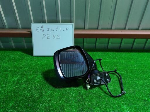 日産 NISSAN エルグランド PE52 サイドミラー ドアミラー 左