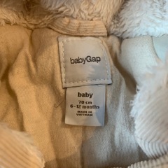 Baby gap 70 カバーオール　の画像