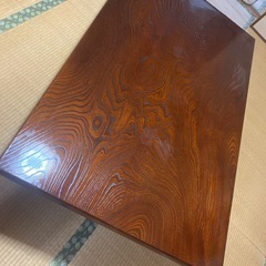座卓綺麗… 90×150センチ　欅？最終価格　　明日くらいに終了の画像