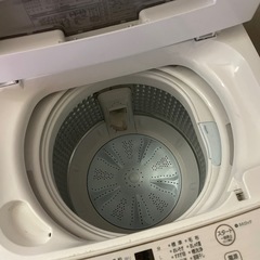 2021年製　洗濯機　6キロ　アクアの画像