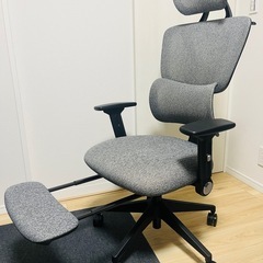 美品　藤沢工業 TOKIO EN01/エンジニアモデル/オフィスチェア グレーの画像