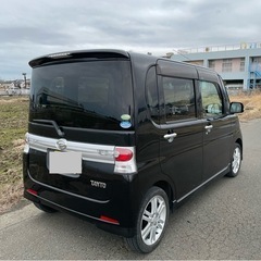 車検2年付き可能タントカスタムRSターボ電動スライドbluetoothナビ 禁煙の画像