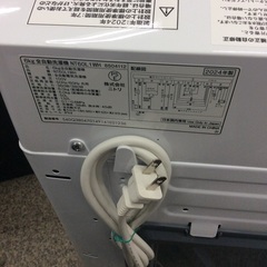 【高年式】6kg全自動洗濯機 NITORI ﾆﾄﾘ　NT60L1WH 6kg 2024年製:ホワイトの画像