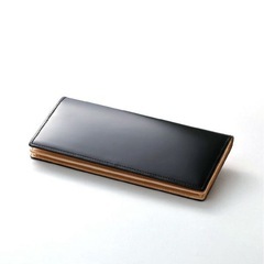 【10/24(金)まで】【長財布】財布 キプリス CYPRIS ロングウォレット メンズ 革 ブランド ブラック 目立った傷や汚れなしの画像