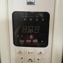 オイルヒーター       (中古品)  DRC121 の画像