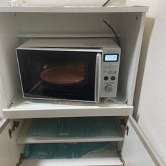 🚨【最終処分！】アイリスオーヤマ製 電子レンジ ＋ 棚（ラック）無料セット 🚨の画像