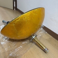 金色おしゃれな洗面ボウル蛇口なしの画像