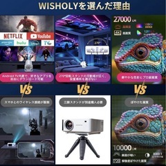 新品 定価16,999円 プロジェクターの画像