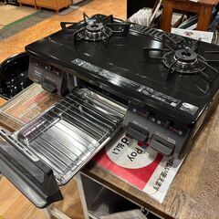 【愛品館 市原店】リンナイ　2019年製　LPガス用/ガステーブル　KGDM64BK2R　【愛市IFC053932-104】の画像