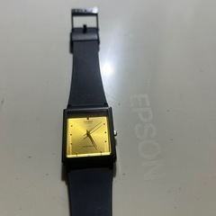 CASIO デジタルウォッチ ブラック/ゴールド　M0-38の画像