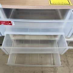 J3099【リユースのサカイ柏店】３段プラチェスト　木目天板　タンス　収納棚　クリーニング済みの画像